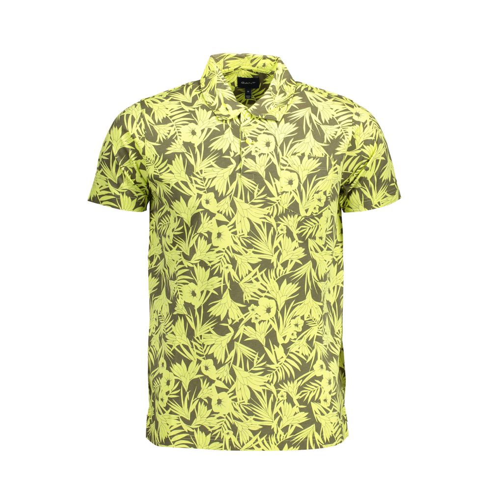 Gant Yellow cotton polo shirt
